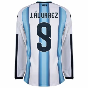 Maillot Argentine Domicile 2026 2027 Manches Longues J. Alvarez (2)