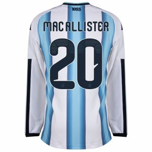 Maillot Argentine Domicile 2026 2027 Manches Longues Mac Allister (2)