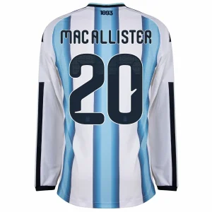 Maillot Argentine Domicile 2026 2027 Manches Longues Mac Allister (2)