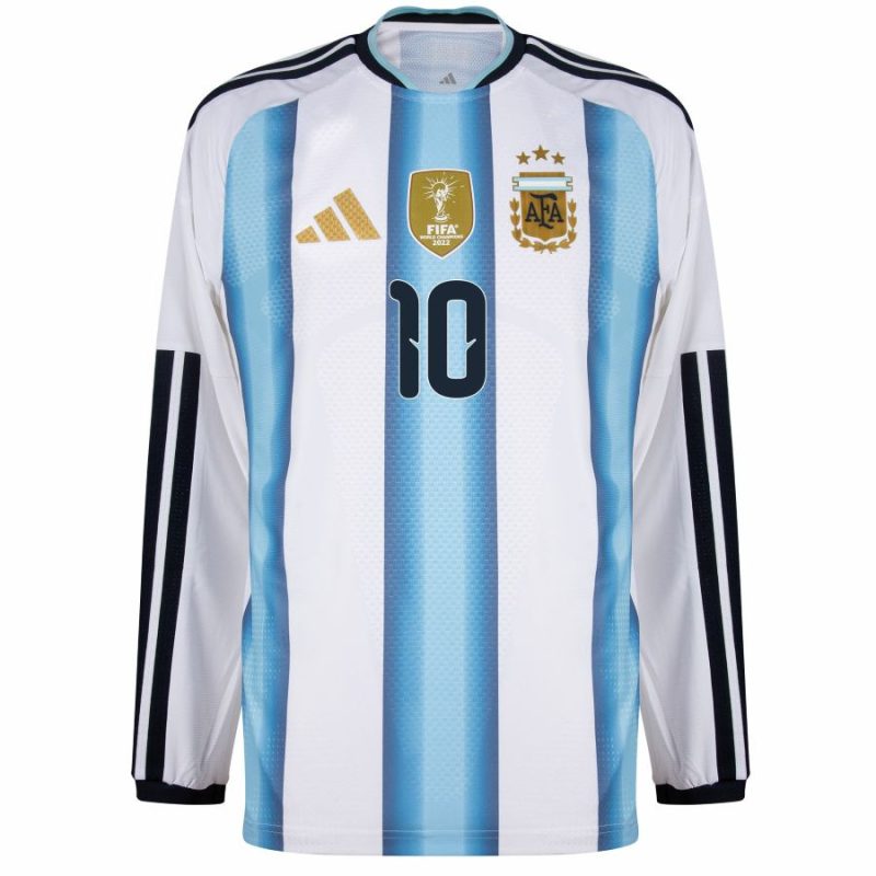 Maillot Argentine Domicile 2026 2027 Manches Longues Messi(3) Maillot Argentine Domicile 2026 2027 Manches Longues Messi(3)