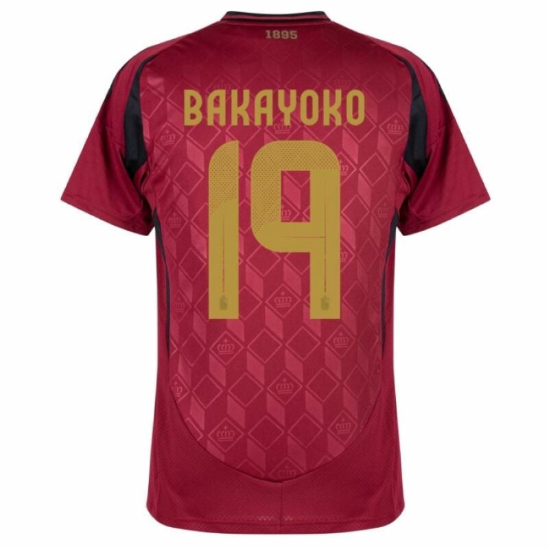Maillot Belgique Domicile 2024 2025 Bakayoko (3) Maillot Belgique Domicile 2024 2025 Bakayoko (3)