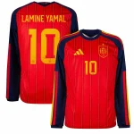 Maillot Espagne Domicile 2026 2027 Lamine Yamal 10 Manches Longues (1)