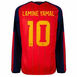 Maillot Espagne Domicile 2026 2027 Lamine Yamal 10 Manches Longues (2)
