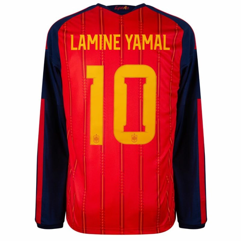 Maillot Espagne Domicile 2026 2027 Lamine Yamal 10 Manches Longues (2) Maillot Espagne Domicile 2026 2027 Lamine Yamal 10 Manches Longues (2)