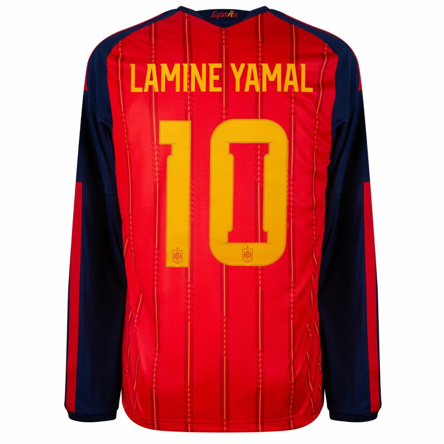 Maillot Espagne Domicile 2026 2027 Lamine Yamal 10 Manches Longues (2) Maillot Espagne Domicile 2026 2027 Lamine Yamal 10 Manches Longues (2)