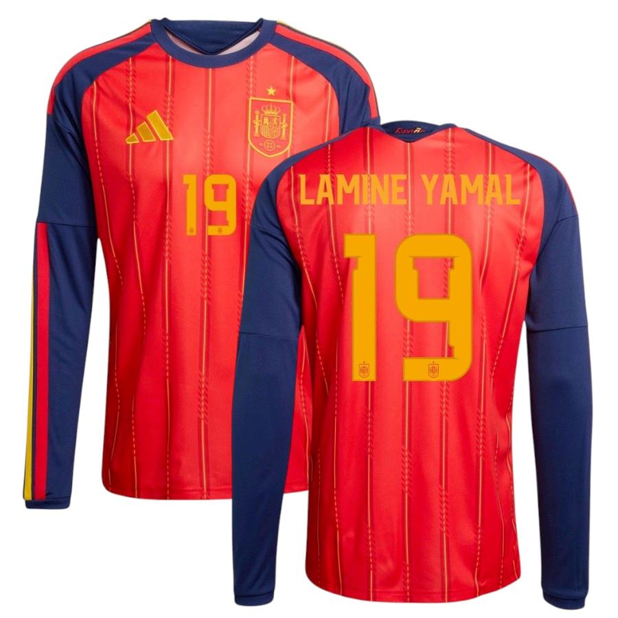 Maillot Espagne Domicile 2026 2027 Lamine Yamal Manches Longues (1) Maillot Espagne Domicile 2026 2027 Lamine Yamal Manches Longues (1)