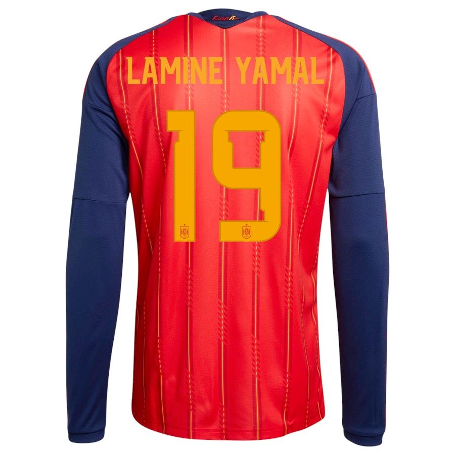 Maillot Espagne Domicile 2026 2027 Lamine Yamal Manches Longues (2) Maillot Espagne Domicile 2026 2027 Lamine Yamal Manches Longues (2)
