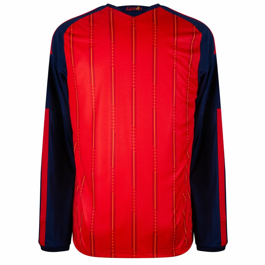Maillot Espagne Domicile 2026 2027 Manches Longues (2)
