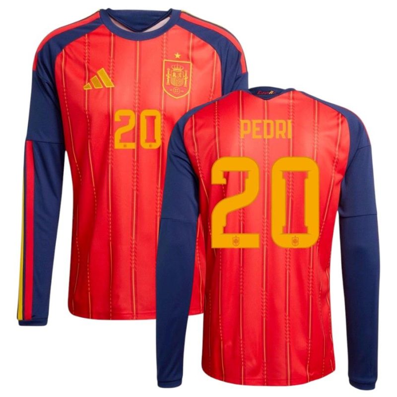 Maillot Espagne Domicile 2026 2027 Pedri Manches Longues (1) Maillot Espagne Domicile 2026 2027 Pedri Manches Longues (1)