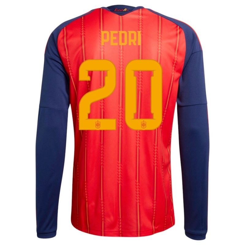 Maillot Espagne Domicile 2026 2027 Pedri Manches Longues (2) Maillot Espagne Domicile 2026 2027 Pedri Manches Longues (2)