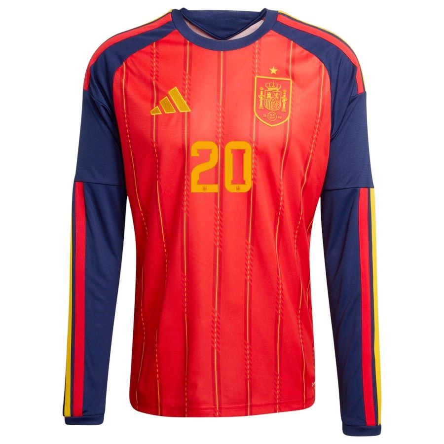 Maillot Espagne Domicile 2026 2027 Pedri Manches Longues (3) Maillot Espagne Domicile 2026 2027 Pedri Manches Longues (3)
