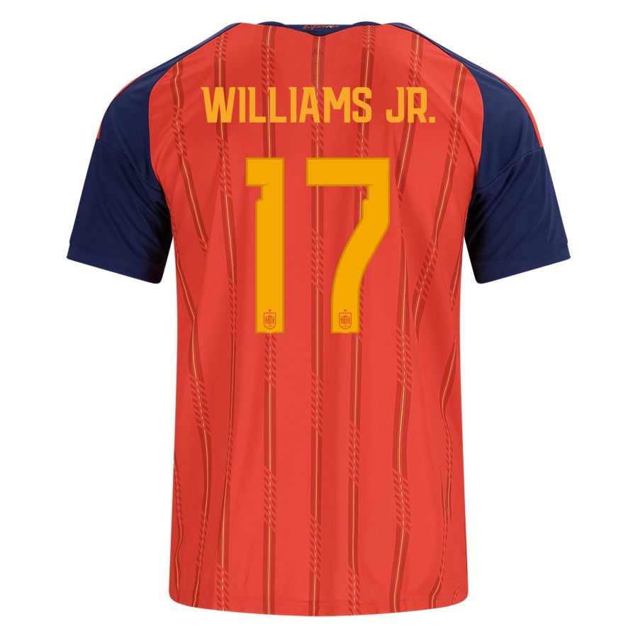 Maillot Espagne Domicile 2026 2027 Williams Jr. (2)