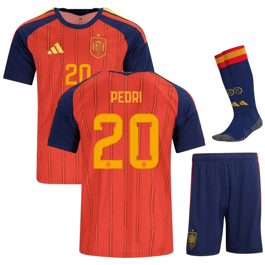 Maillot Kit Enfant Espagne Domicile 2026 2027 Pedri Maillot Kit Enfant Espagne Domicile 2026 2027 Pedri
