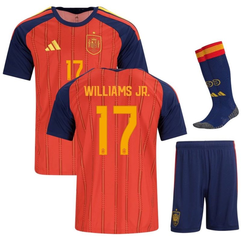 Maillot Kit Enfant Espagne Domicile 2026 2027 Williams Jr.