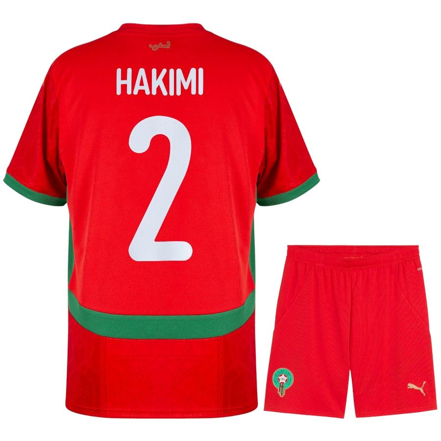 Maillot Kit Enfant Maroc Domicile 2025 2026 Hakimi (1)