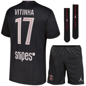 Maillot Kit Enfant PSG Jordan Fourth 2025 2026 Vitinha