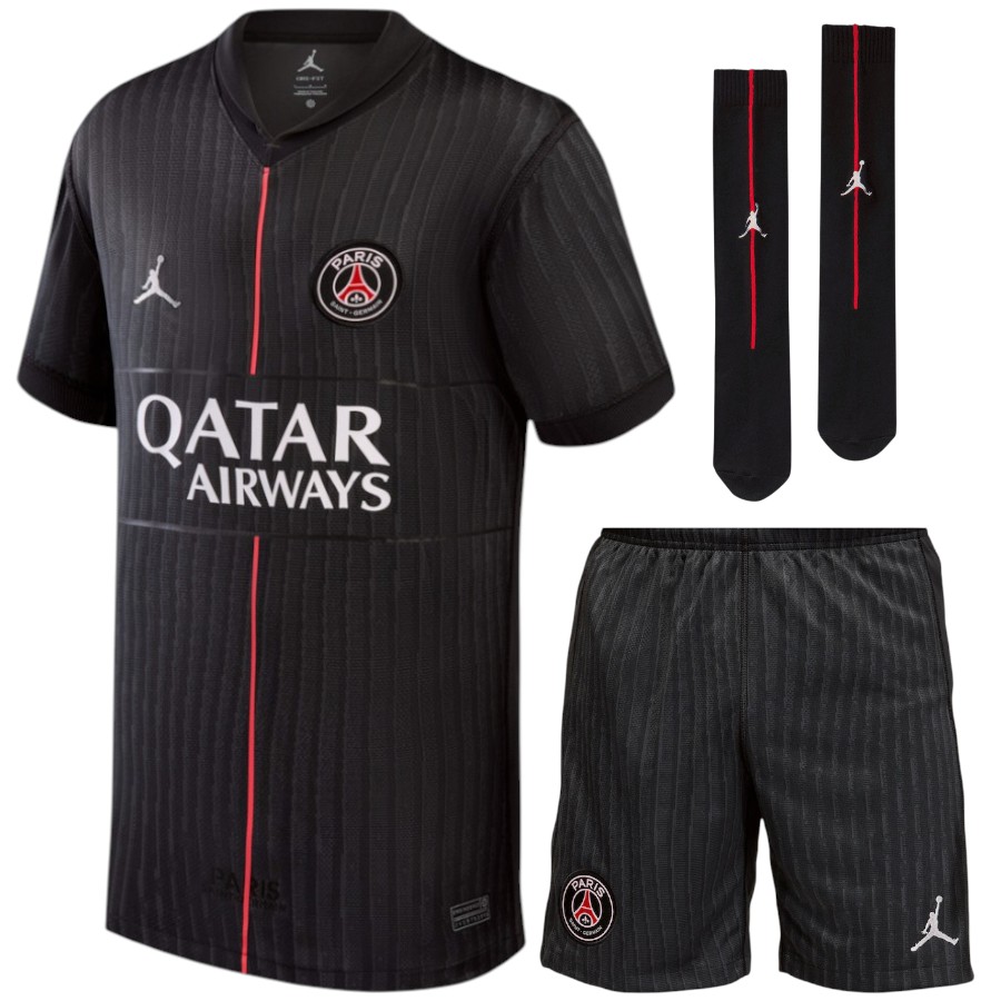 Maillot Kit Enfant PSG Jordan Fourth 2025 2026 Maillot Kit Enfant PSG Jordan Fourth 2025 2026