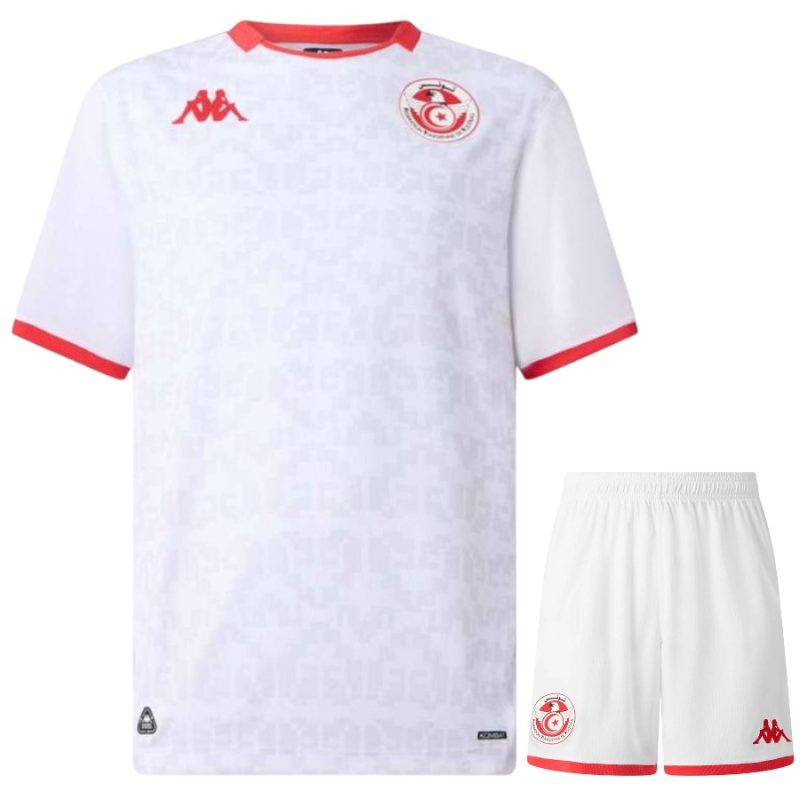 Maillot Kit Enfant Tunisie Exterieur 2025 2026 Maillot Kit Enfant Tunisie Exterieur 2025 2026