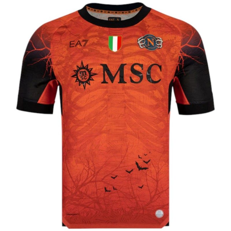 Maillot Naples Halloween 2025 2026 Orange (1)