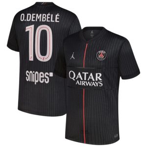 Maillot PSG Jordan Fourth 2025 2026 Dembélé (1)