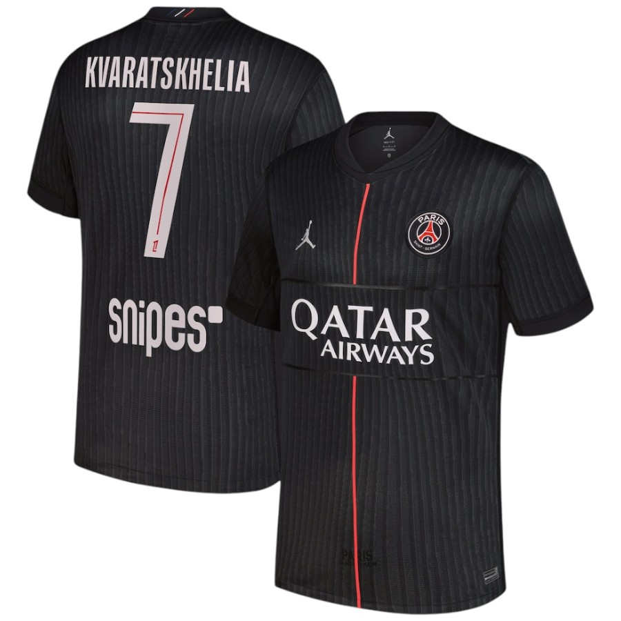 Maillot PSG Jordan Fourth 2025 2026 Kvaratskhelia (1) Maillot PSG Jordan Fourth 2025 2026 Kvaratskhelia (1)