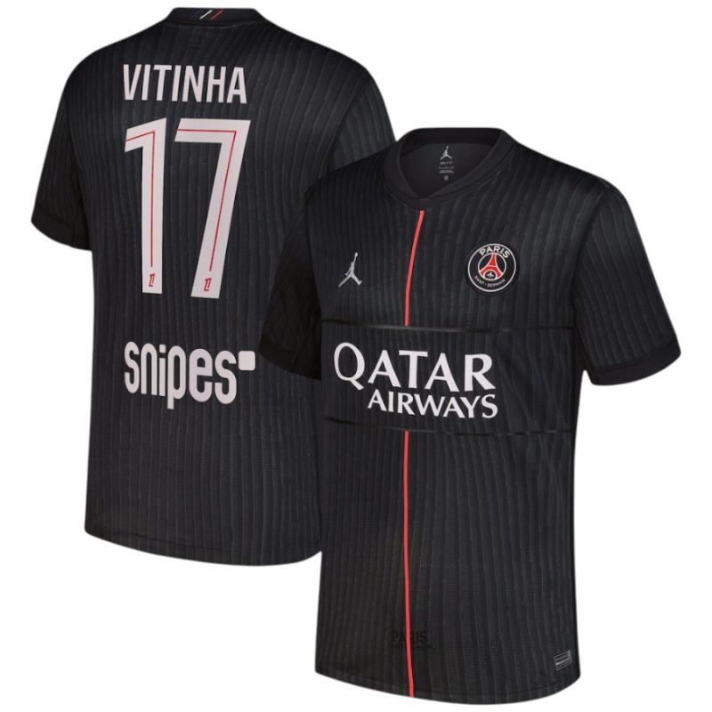 Maillot PSG Jordan Fourth 2025 2026 Vitinha (1) Maillot PSG Jordan Fourth 2025 2026 Vitinha (1)