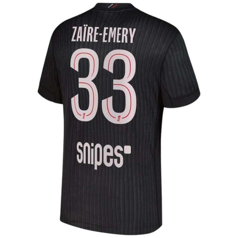 Maillot PSG Jordan Fourth 2025 2026 Zaire Emery (2) Maillot PSG Jordan Fourth 2025 2026 Zaire Emery (2)