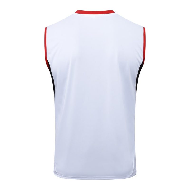 Debardeur Short Arsenal 2025 2026 Blanc Rouge (4) Debardeur Short Arsenal 2025 2026 Blanc Rouge