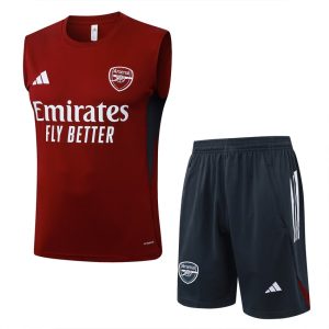 Debardeur Short Arsenal 2025 2026 Rouge Bleu