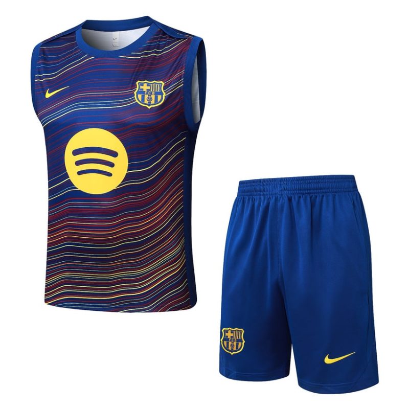 Debardeur Short Barca 2025 2026 Bleu Clair