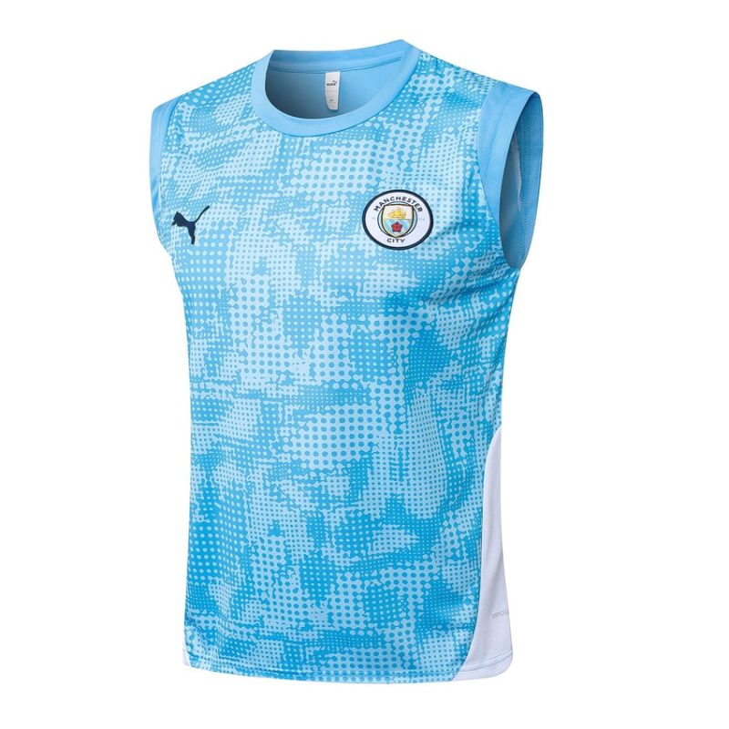 Debardeur Short Manchester City 2025 2026 Bleu Ciel (4) Debardeur Short Manchester City 2025 2026 Bleu Ciel