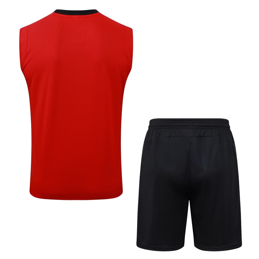 Debardeur Short Milan AC 2025 2026 Rouge Clair