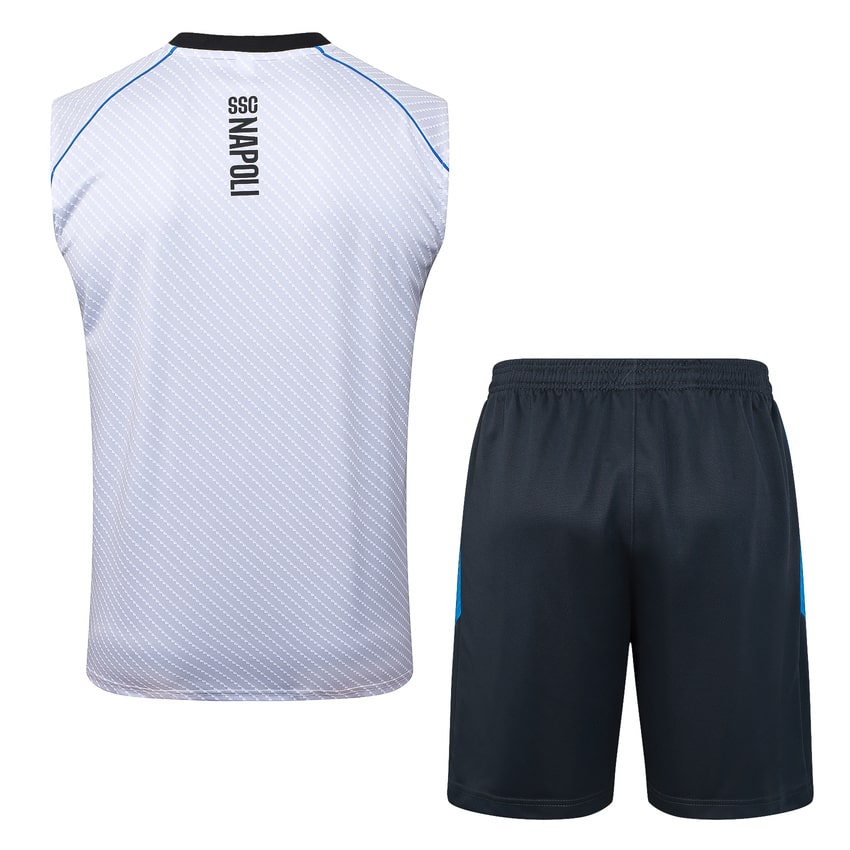 Debardeur Short Naples 2025 2026 Blanc