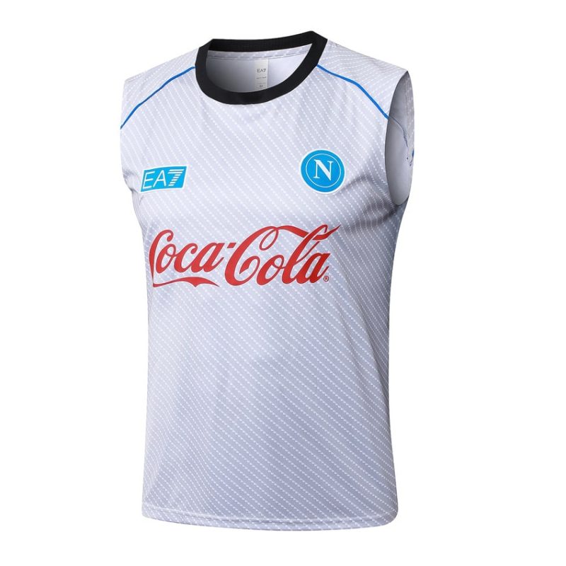 Debardeur Short Naples 2025 2026 Blanc (3) Debardeur Short Naples 2025 2026 Blanc
