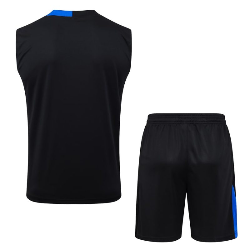 Debardeur Short PSG 2025 2026 Noir Foncé (3) Debardeur Short PSG 2025 2026 Noir Foncé