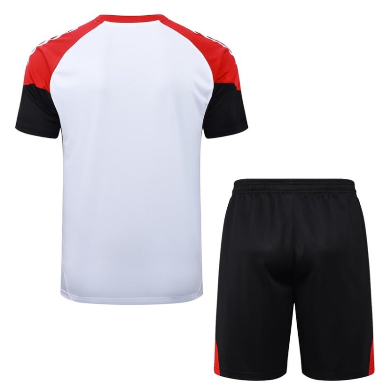 Ensemble Maillot Short Arsenal 2025 2026 Blanc Rouge (4) Ensemble Maillot Short Arsenal 2025 2026 Blanc Rouge
