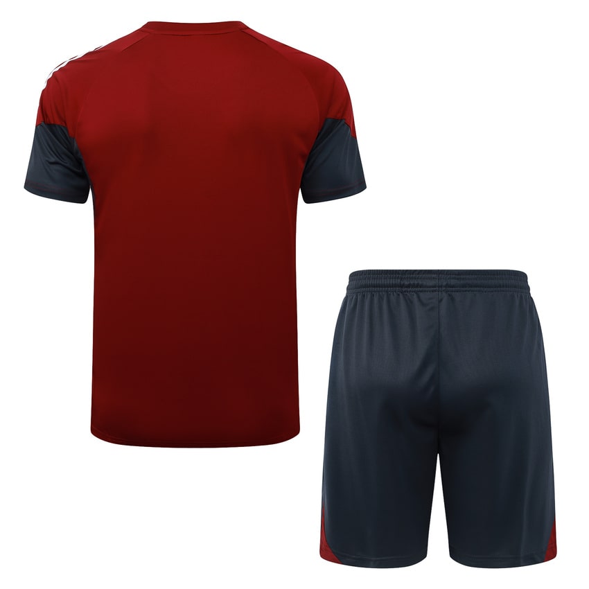 Ensemble Maillot Short Arsenal 2025 2026 Rouge Bleu