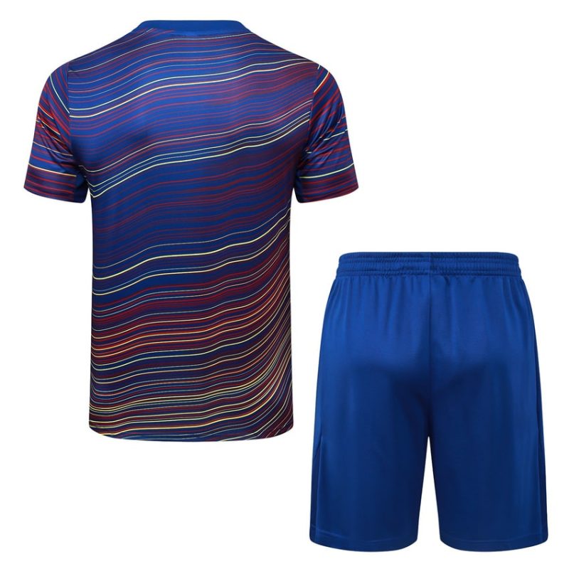 Ensemble Maillot Short Barca 2025 2026 Bleu Clair (2) Ensemble Maillot Short Barca 2025 2026 Bleu Clair