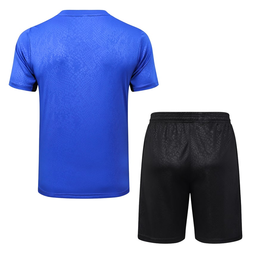 Ensemble Maillot Short Barca 2025 2026 Bleu Océan