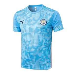 Ensemble Maillot Short Manchester City 2025 2026 Bleu Ciel