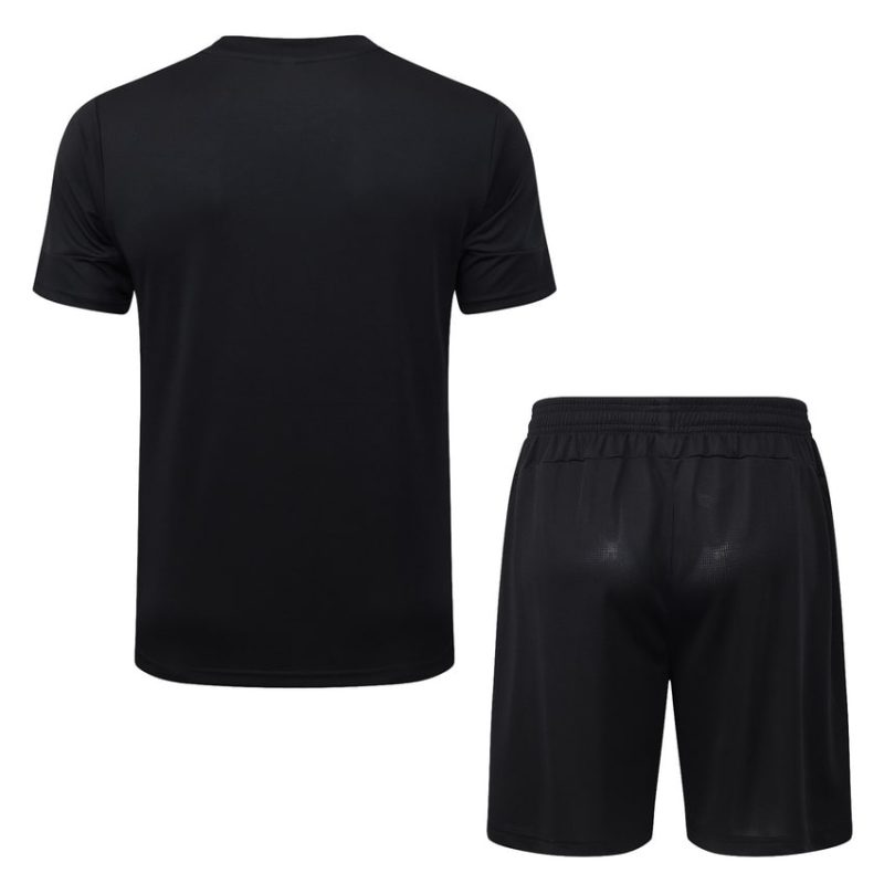 Ensemble Maillot Short Manchester City 2025 2026 Noir Sombre (4) Ensemble Maillot Short Manchester City 2025 2026 Noir Sombre