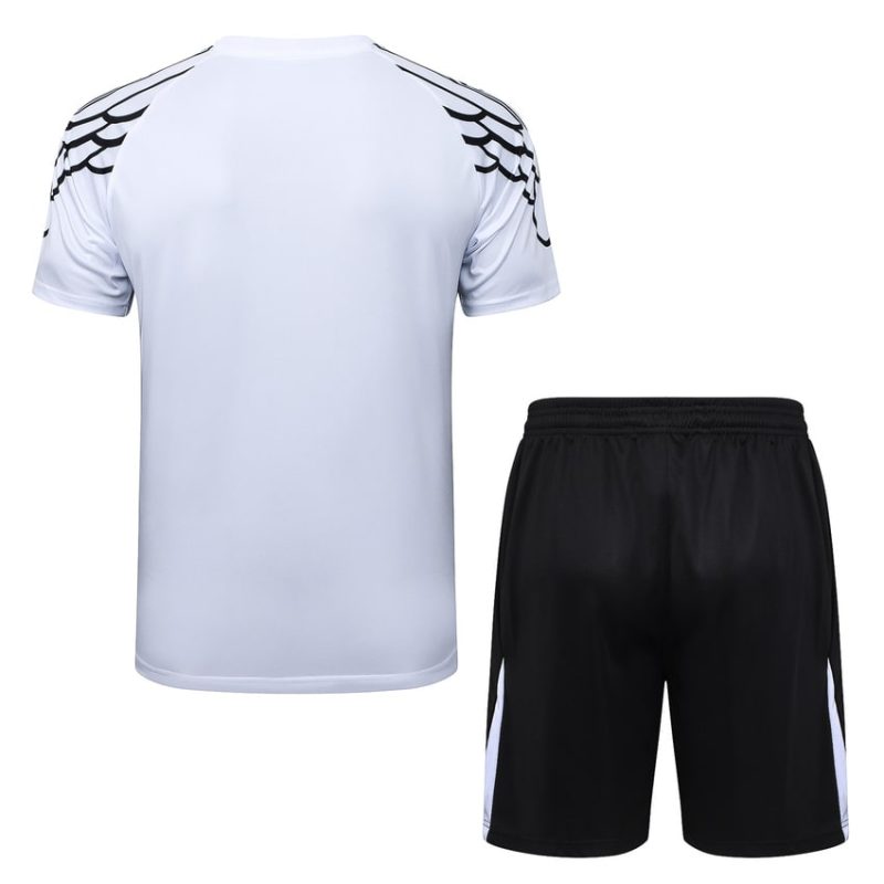 Ensemble Maillot Short PSG 2025 2026 Blanc Clair (2) Ensemble Maillot Short PSG 2025 2026 Blanc Clair