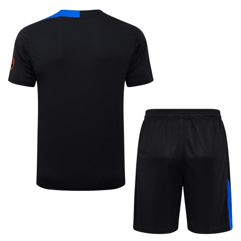 Ensemble Maillot Short PSG 2025 2026 Noir Foncé (3) Ensemble Maillot Short PSG 2025 2026 Noir Foncé