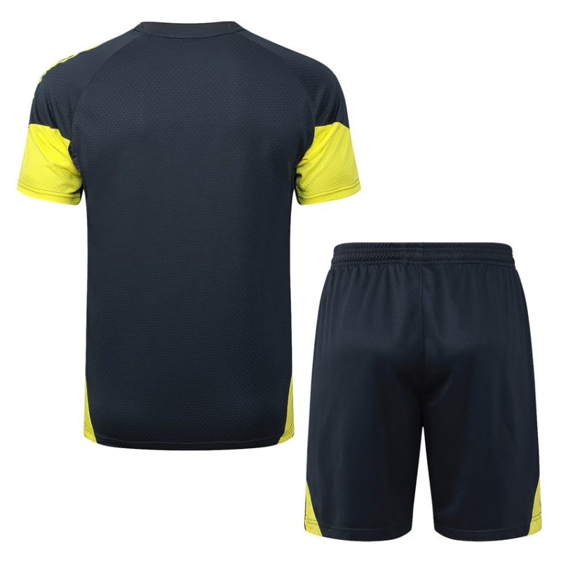 Ensemble Maillot Short Real Madrid 2025 2026 Noir Foncé (2) Ensemble Maillot Short Real Madrid 2025 2026 Noir Foncé