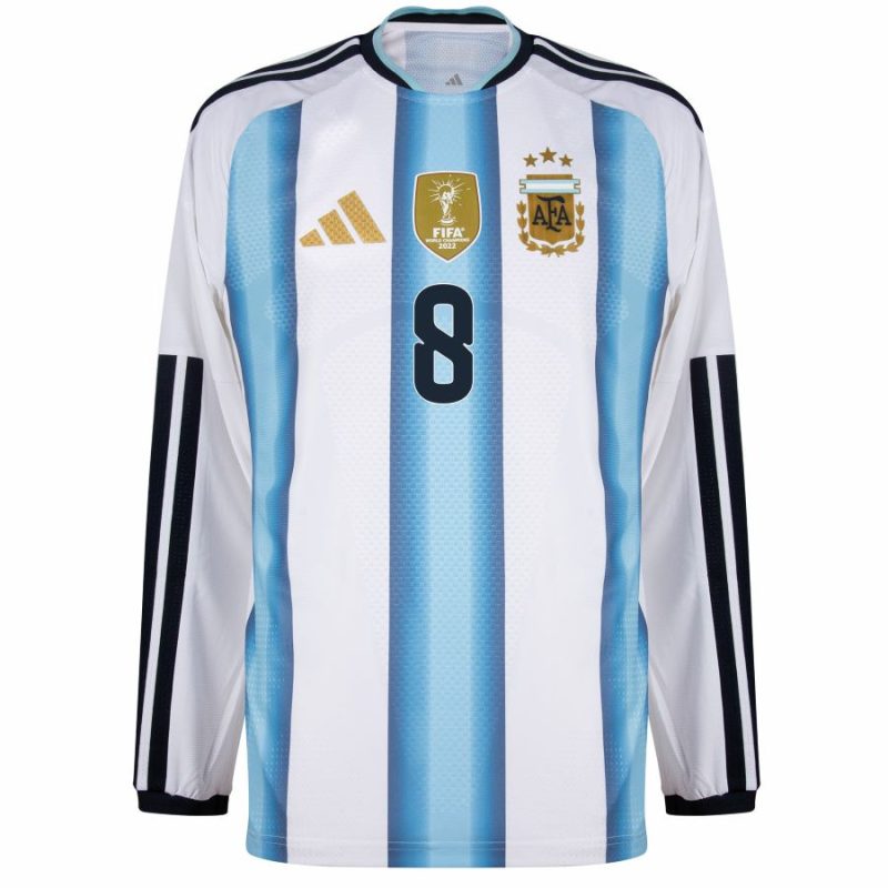 Maillot Argentine Domicile 2026 2027 Manches Longues E. Fernandez (2) Maillot Argentine Domicile 2026 2027 Manches Longues E. Fernandez (2)