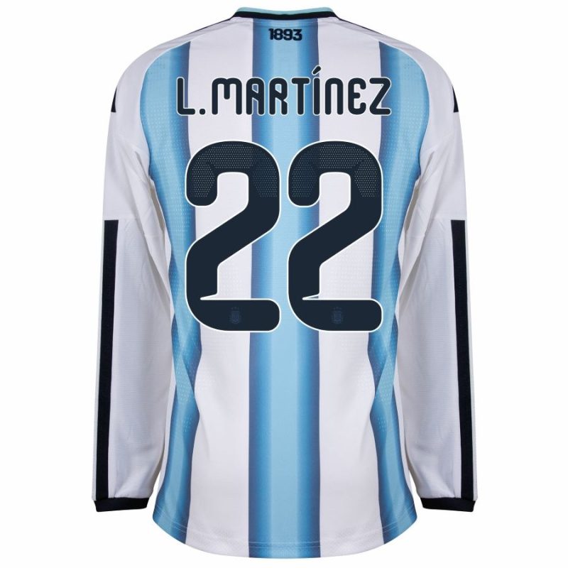 Maillot Argentine Domicile 2026 2027 Martinez Manches Longues (3) Maillot Argentine Domicile 2026 2027 Martinez Manches Longues (3)