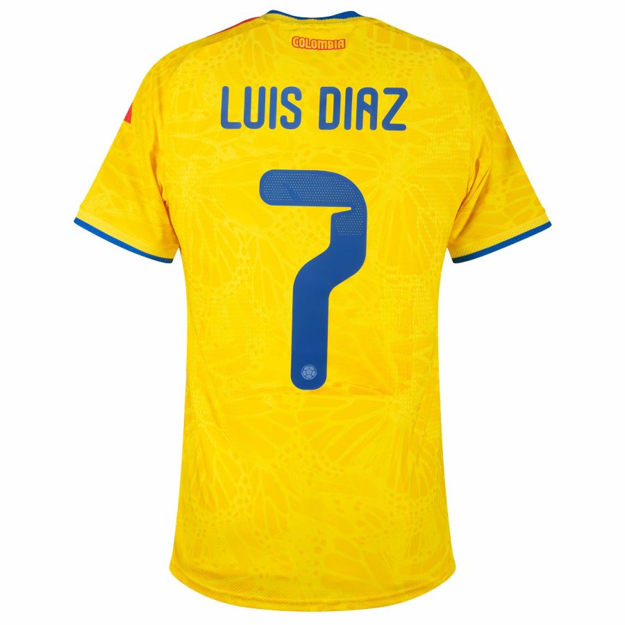 Maillot Kit Enfant Colombie Domicile 2026 2027 Luis Diaz (2)