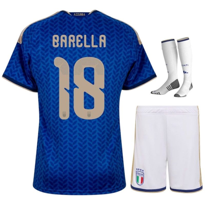 Maillot Kit Enfant Italie Domicile 2026 2027 Barella