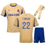 Maillot Kit Enfant OM Fourth 2025 2026 Weah