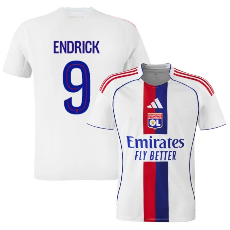 Maillot OL Domicile 2025 2026 Endrick (1)
